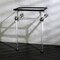 Fauceture Templeton 24" x 20-3/8" x 33-3/16" Acrylic Console Sink Legs, Nickel VAH282033SN - alternate 3